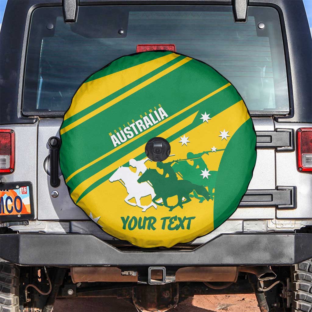 Personalised Mounted Games Australia Spare Tire Cover Nations 2025 Championship National Color - Aussie Hoodie