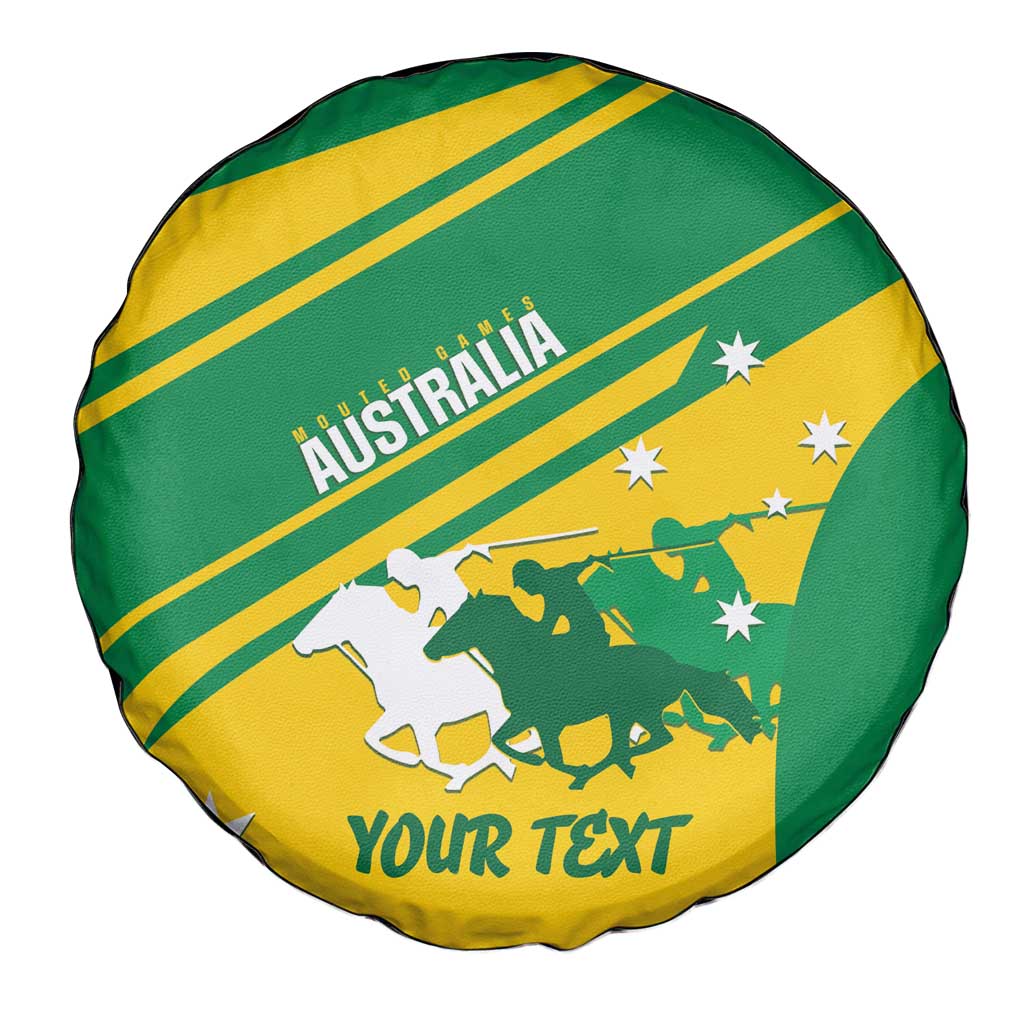 Personalised Mounted Games Australia Spare Tire Cover Nations 2025 Championship National Color - Aussie Hoodie