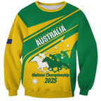 Personalised Mounted Games Australia Sweatshirt Nations 2025 Championship National Color - Aussie Hoodie