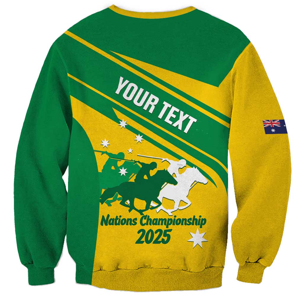 Personalised Mounted Games Australia Sweatshirt Nations 2025 Championship National Color - Aussie Hoodie