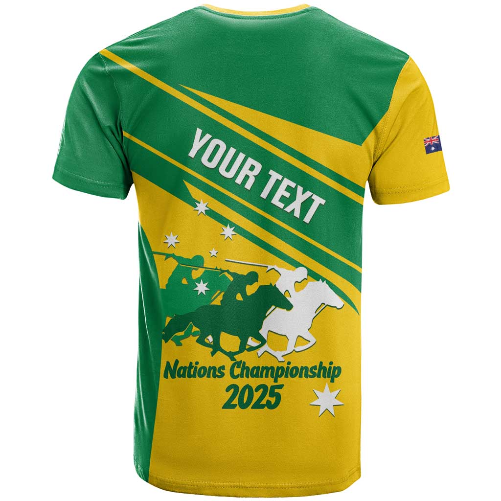 Personalised Mounted Games Australia T Shirt Nations 2025 Championship National Color - Aussie Hoodie