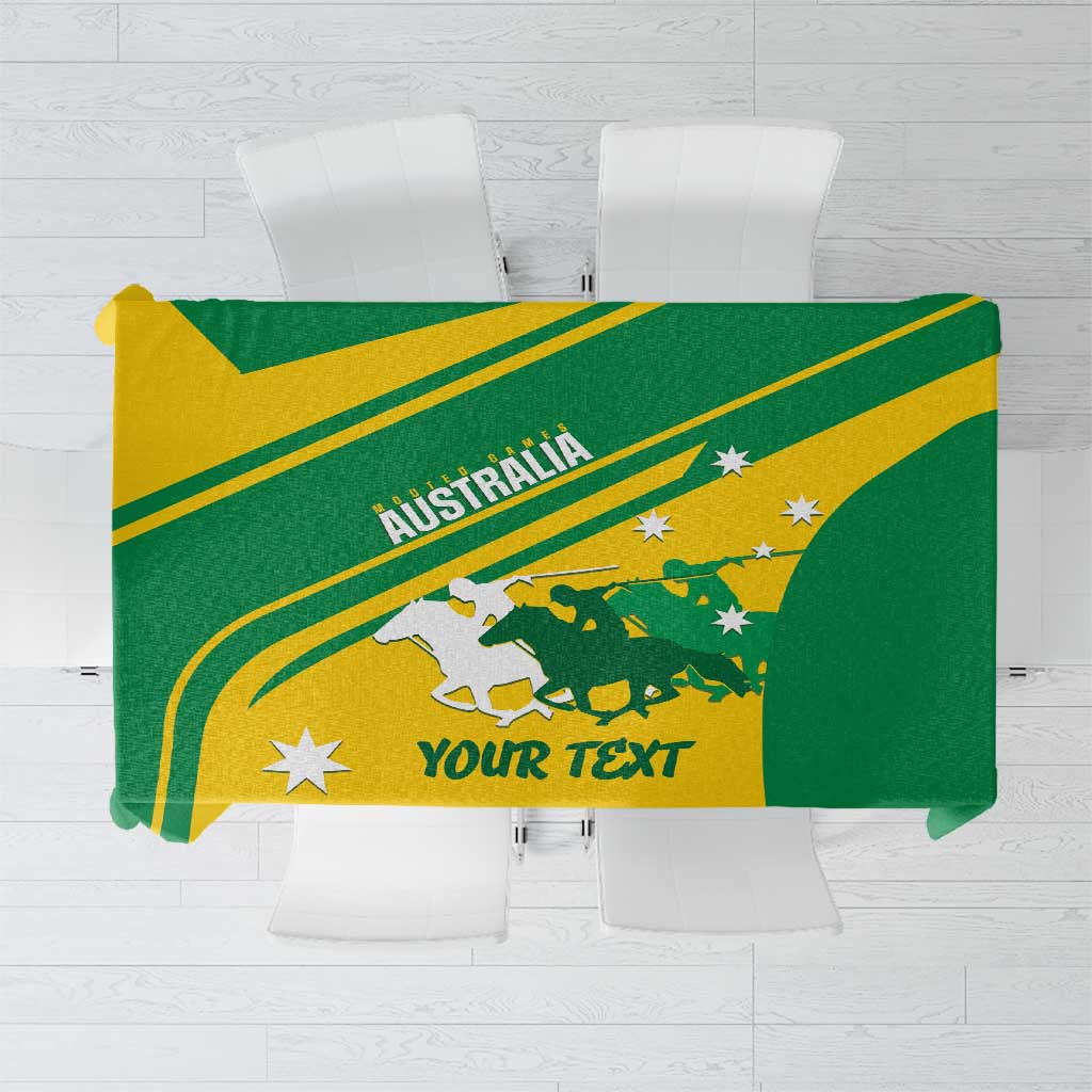 Personalised Mounted Games Australia Tablecloth Nations 2025 Championship National Color - Aussie Hoodie