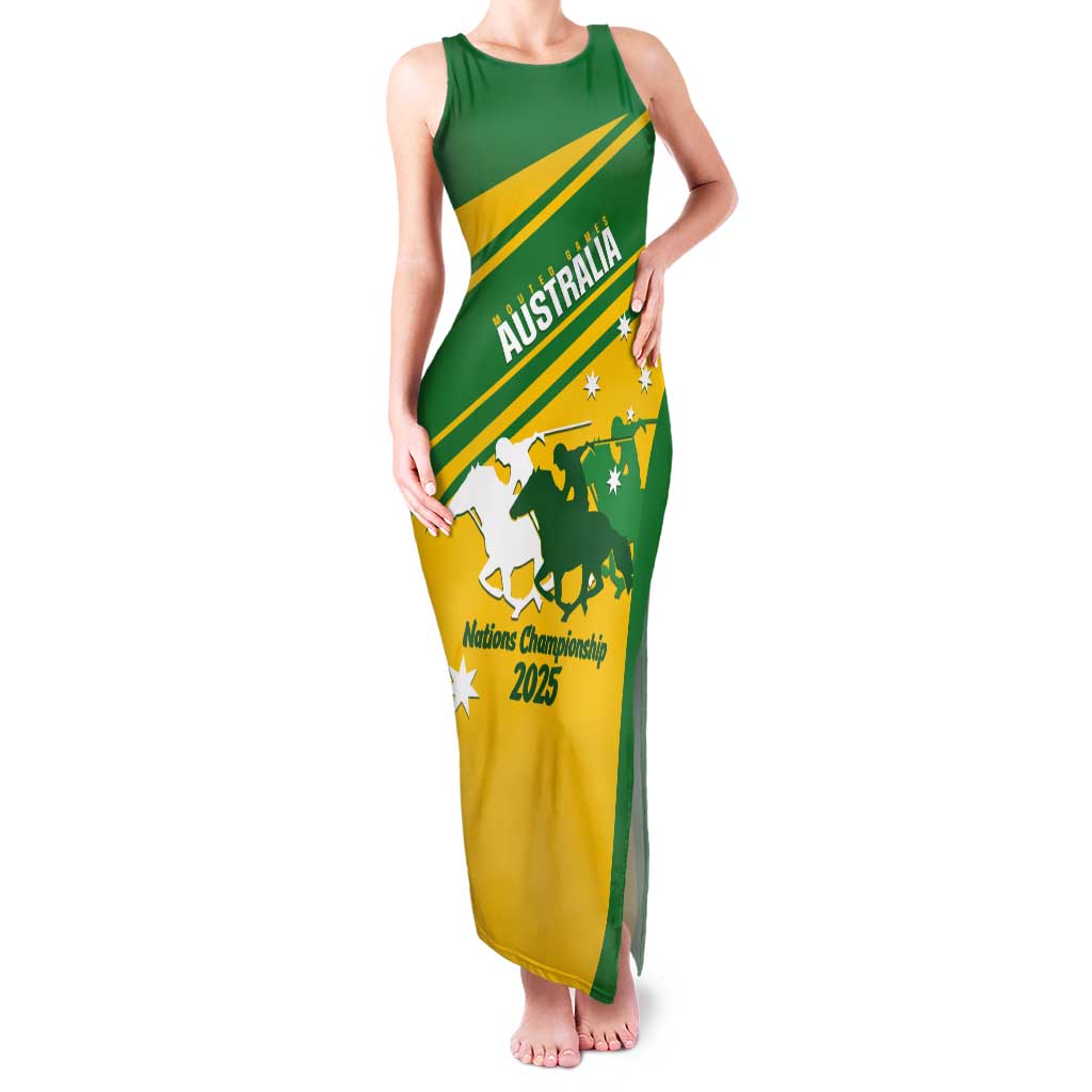 Personalised Mounted Games Australia Tank Maxi Dress Nations 2025 Championship National Color - Aussie Hoodie