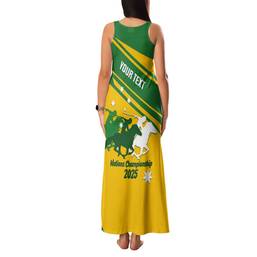 Personalised Mounted Games Australia Tank Maxi Dress Nations 2025 Championship National Color - Aussie Hoodie