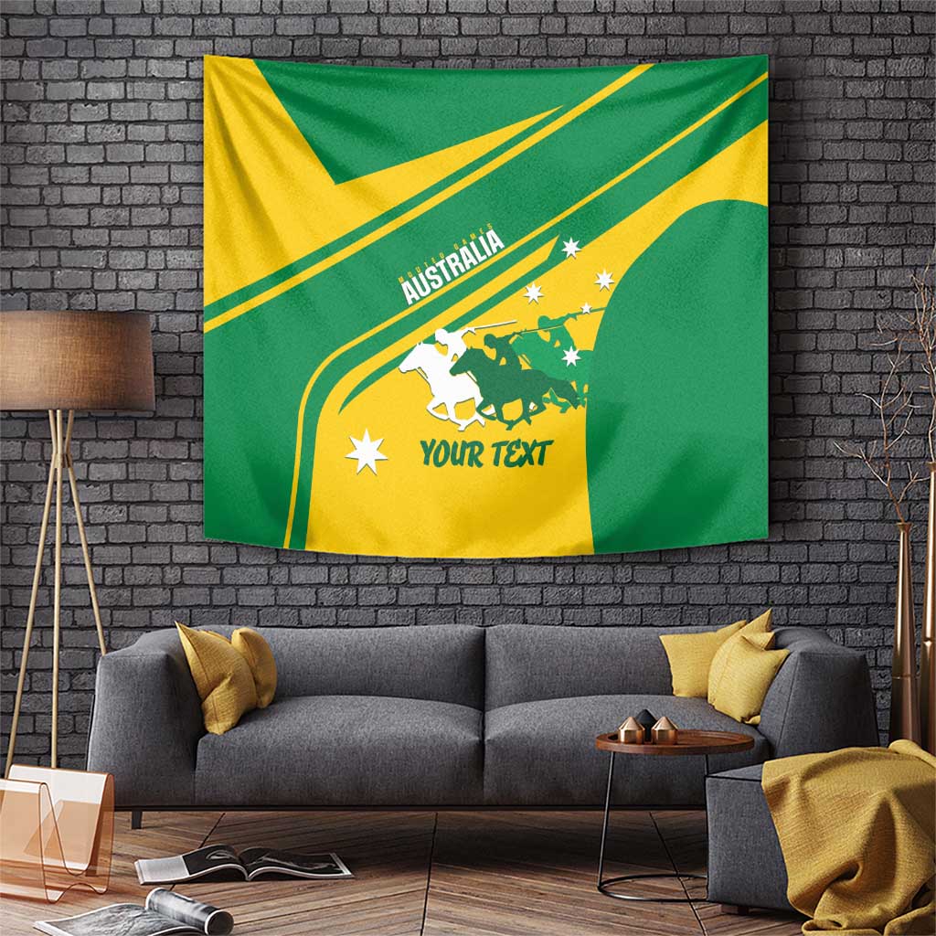 Personalised Mounted Games Australia Tapestry Nations 2025 Championship National Color - Aussie Hoodie