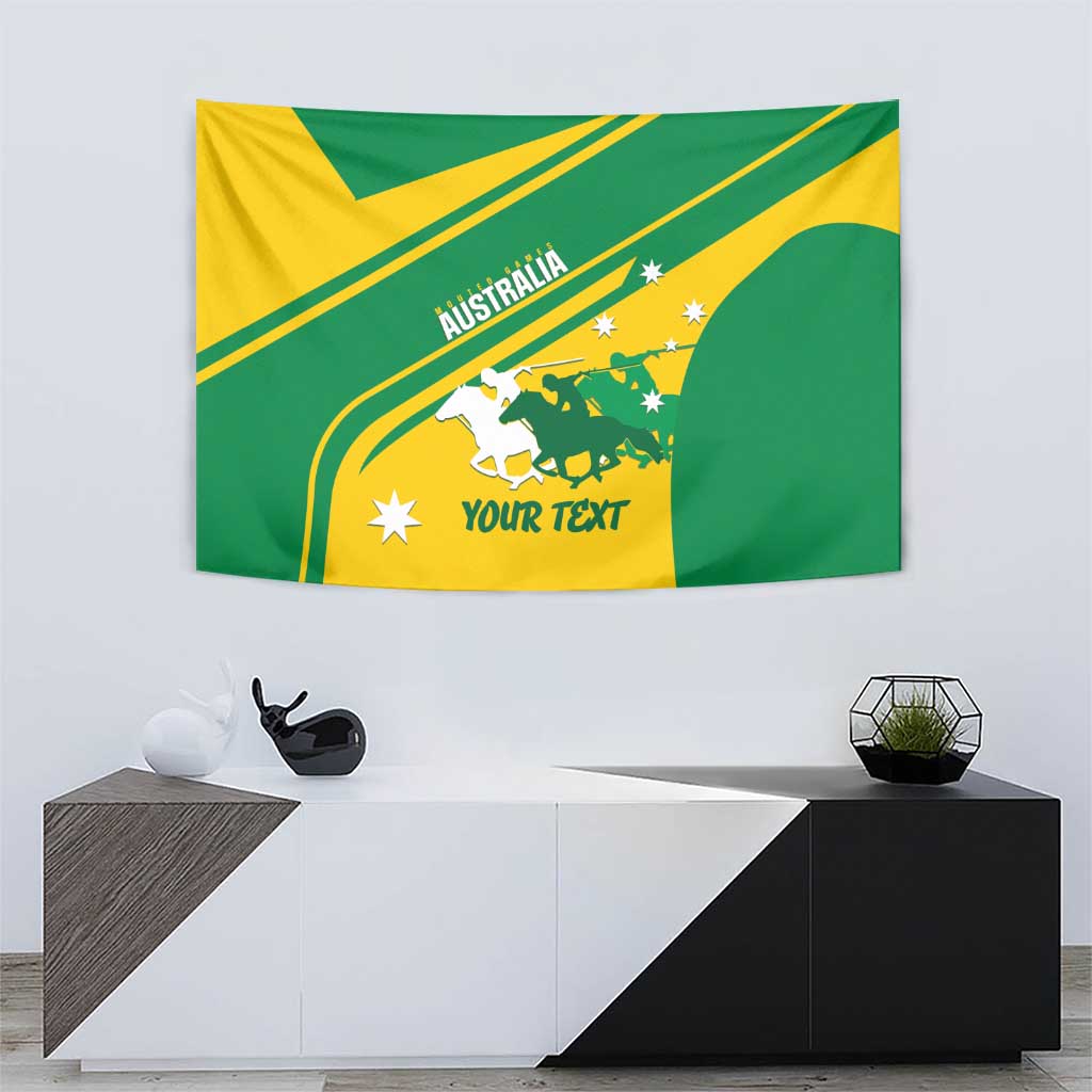 Personalised Mounted Games Australia Tapestry Nations 2025 Championship National Color - Aussie Hoodie