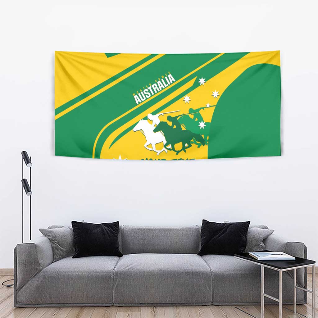 Personalised Mounted Games Australia Tapestry Nations 2025 Championship National Color - Aussie Hoodie