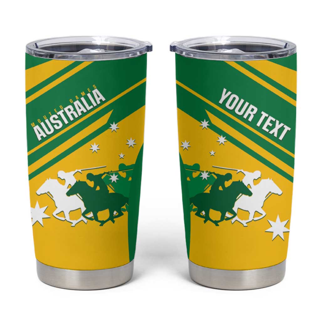 Personalised Mounted Games Australia Tumbler Cup Nations 2025 Championship National Color - Aussie Hoodie