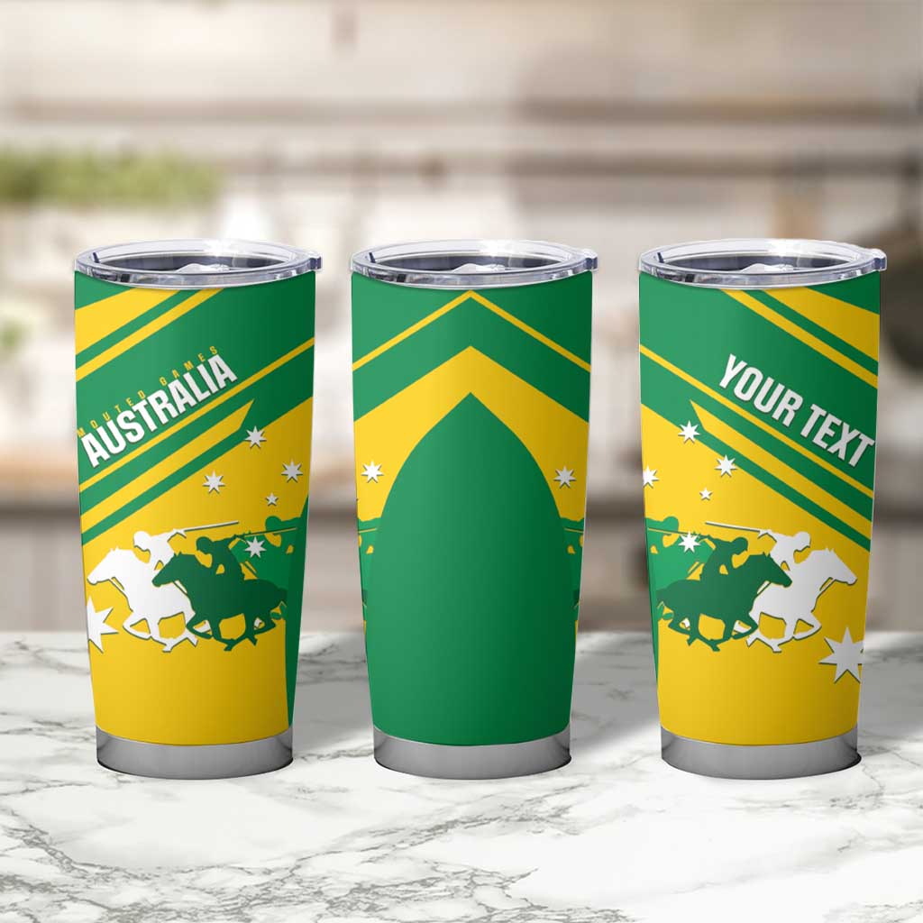 Personalised Mounted Games Australia Tumbler Cup Nations 2025 Championship National Color - Aussie Hoodie