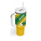 Personalised Mounted Games Australia Tumbler With Handle Nations 2025 Championship National Color - Aussie Hoodie