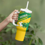 Personalised Mounted Games Australia Tumbler With Handle Nations 2025 Championship National Color - Aussie Hoodie