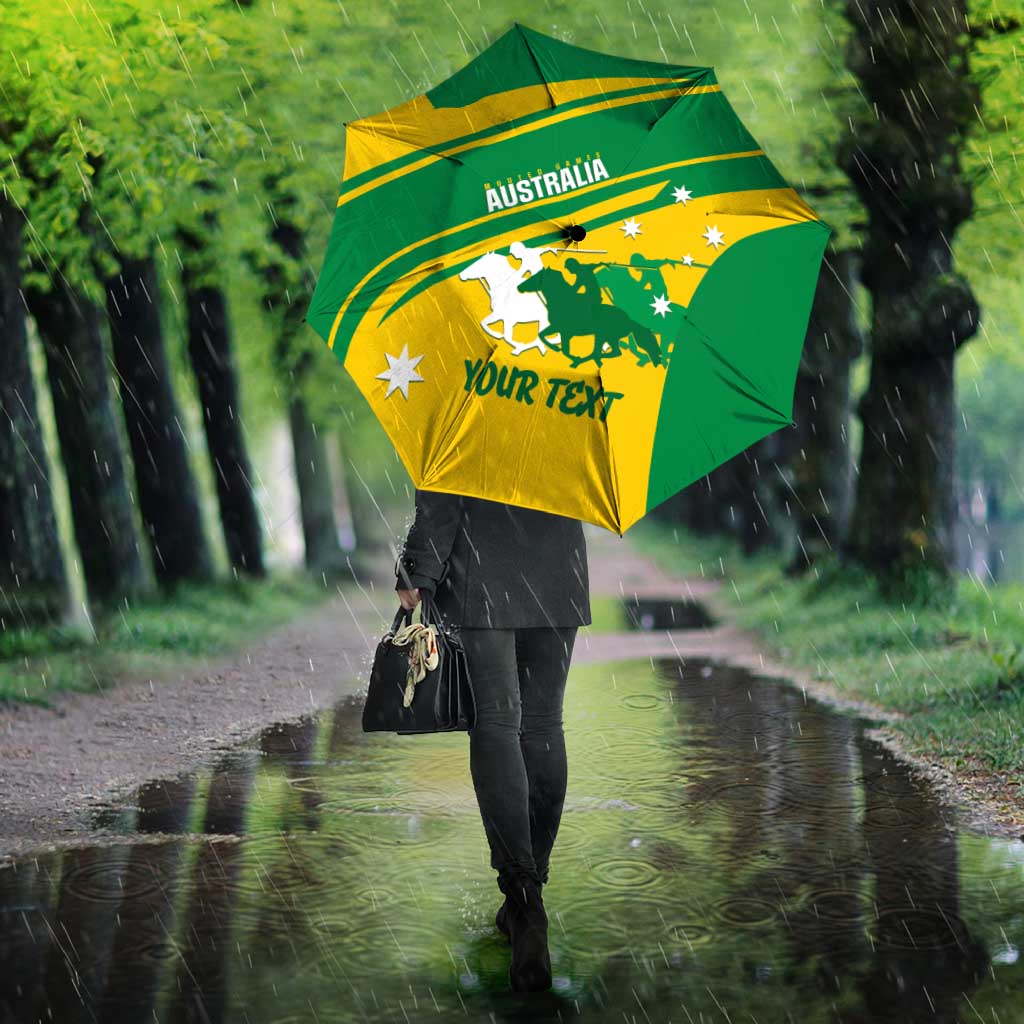 Personalised Mounted Games Australia Umbrella Nations 2025 Championship National Color - Aussie Hoodie