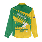 Personalised Mounted Games Australia Women Casual Shirt Nations 2025 Championship National Color - Aussie Hoodie