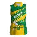 Personalised Mounted Games Australia Women Sleeveless Polo Shirt Nations 2025 Championship National Color - Aussie Hoodie