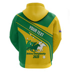 Personalised Mounted Games Australia Zip Hoodie Nations 2025 Championship National Color - Aussie Hoodie
