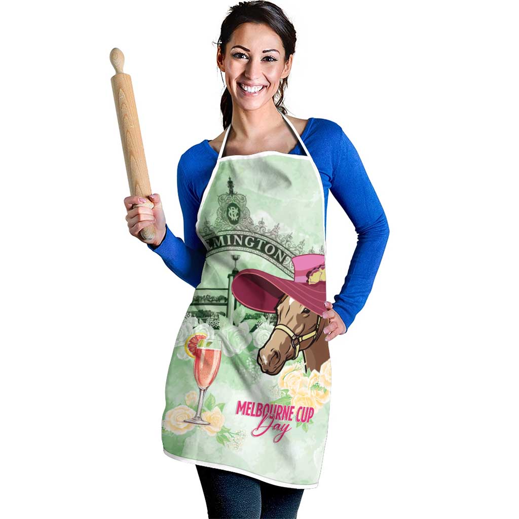 Australia Cup Melbourne Horse Racing Apron Hats Heels & Horseshoes Yellow Roses - Aussie Hoodie
