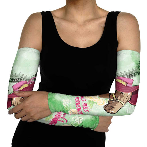 Australia Cup Melbourne Horse Racing Arm Sleeves Hats Heels & Horseshoes Yellow Roses - Aussie Hoodie