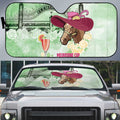 Australia Cup Melbourne Horse Racing Auto Sun Shade Hats Heels & Horseshoes Yellow Roses - Aussie Hoodie