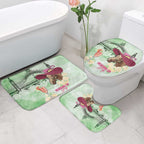 Australia Cup Melbourne Horse Racing Bathroom Set Hats Heels & Horseshoes Yellow Roses - Aussie Hoodie