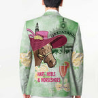 Australia Cup Melbourne Horse Racing Blazer Hats Heels & Horseshoes Yellow Roses - Aussie Hoodie