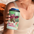 Australia Cup Melbourne Horse Racing 4 in 1 Can Cooler Tumbler Hats Heels & Horseshoes Yellow Roses - Aussie Hoodie