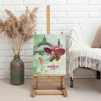 Australia Cup Melbourne Horse Racing Canvas Wall Art Hats Heels & Horseshoes Yellow Roses - Aussie Hoodie