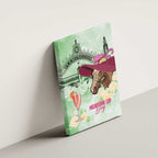 Australia Cup Melbourne Horse Racing Canvas Wall Art Hats Heels & Horseshoes Yellow Roses - Aussie Hoodie