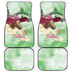 Australia Cup Melbourne Horse Racing Car Mats Hats Heels & Horseshoes Yellow Roses - Aussie Hoodie