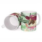 Australia Cup Melbourne Horse Racing Ceramic Mug Hats Heels & Horseshoes Yellow Roses - Aussie Hoodie