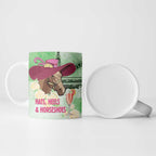 Australia Cup Melbourne Horse Racing Ceramic Mug Hats Heels & Horseshoes Yellow Roses - Aussie Hoodie