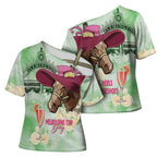 Australia Cup Melbourne Horse Racing Cross Shoulder Shirt Hats Heels & Horseshoes Yellow Roses - Aussie Hoodie