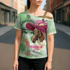 Australia Cup Melbourne Horse Racing Cross Shoulder Shirt Hats Heels & Horseshoes Yellow Roses - Aussie Hoodie