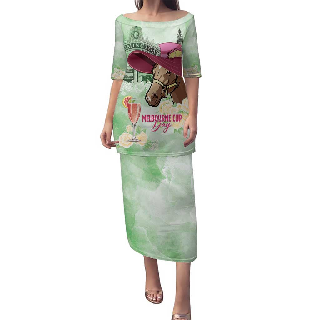 Australia Cup Melbourne Horse Racing Family Matching Puletasi and Hawaiian Shirt Hats Heels & Horseshoes Yellow Roses - Aussie Hoodie