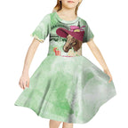 Australia Cup Melbourne Horse Racing Kid Short Sleeve Dress Hats Heels & Horseshoes Yellow Roses - Aussie Hoodie