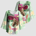 Australia Cup Melbourne Horse Racing Kimono Sleeve Blouse Hats Heels & Horseshoes Yellow Roses - Aussie Hoodie