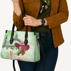 Australia Cup Melbourne Horse Racing Leather Bag Hats Heels & Horseshoes Yellow Roses - Aussie Hoodie