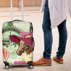 Australia Cup Melbourne Horse Racing Luggage Cover Hats Heels & Horseshoes Yellow Roses - Aussie Hoodie