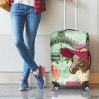 Australia Cup Melbourne Horse Racing Luggage Cover Hats Heels & Horseshoes Yellow Roses - Aussie Hoodie