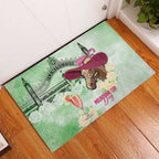 Australia Cup Melbourne Horse Racing Rubber Doormat Hats Heels & Horseshoes Yellow Roses - Aussie Hoodie