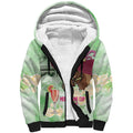 Australia Cup Melbourne Horse Racing Sherpa Hoodie Hats Heels & Horseshoes Yellow Roses - Aussie Hoodie