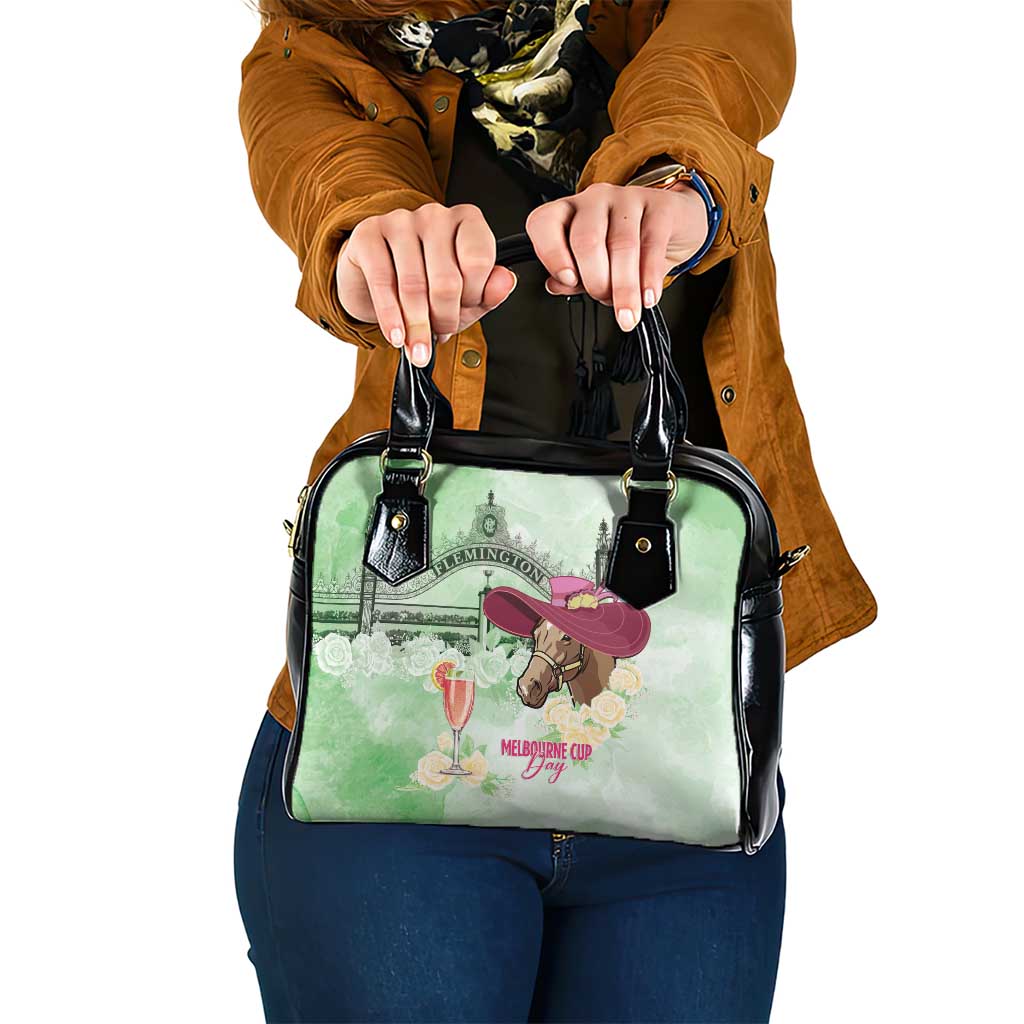 Australia Cup Melbourne Horse Racing Shoulder Handbag Hats Heels & Horseshoes Yellow Roses - Aussie Hoodie