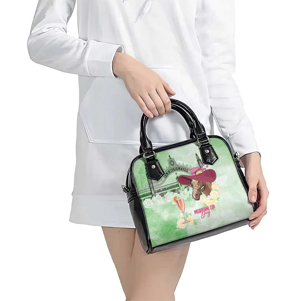 Australia Cup Melbourne Horse Racing Shoulder Handbag Hats Heels & Horseshoes Yellow Roses - Aussie Hoodie