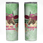 Australia Cup Melbourne Horse Racing Skinny Tumbler Hats Heels & Horseshoes Yellow Roses - Aussie Hoodie