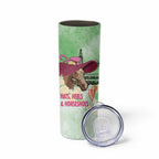 Australia Cup Melbourne Horse Racing Skinny Tumbler Hats Heels & Horseshoes Yellow Roses - Aussie Hoodie