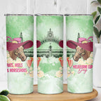 Australia Cup Melbourne Horse Racing Skinny Tumbler Hats Heels & Horseshoes Yellow Roses - Aussie Hoodie