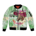 Australia Cup Melbourne Horse Racing Sleeve Zip Bomber Jacket Hats Heels & Horseshoes Yellow Roses - Aussie Hoodie