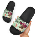 Australia Cup Melbourne Horse Racing Slide Sandals Hats Heels & Horseshoes Yellow Roses - Aussie Hoodie