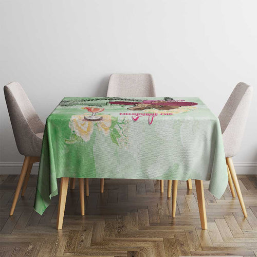 Australia Cup Melbourne Horse Racing Tablecloth Hats Heels & Horseshoes Yellow Roses - Aussie Hoodie