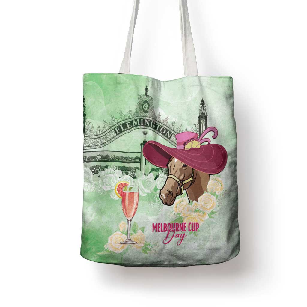 Australia Cup Melbourne Horse Racing Tote Bag Hats Heels & Horseshoes Yellow Roses - Aussie Hoodie