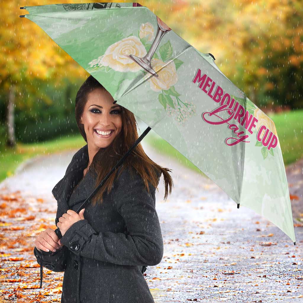 Australia Cup Melbourne Horse Racing Umbrella Hats Heels & Horseshoes Yellow Roses - Aussie Hoodie